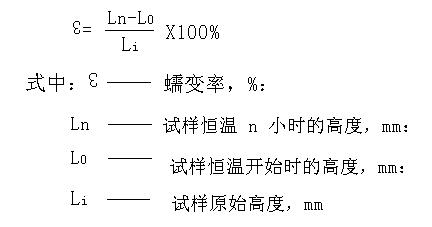 耐火磚中高溫蠕變率和熱膨脹率的計(jì)算公式